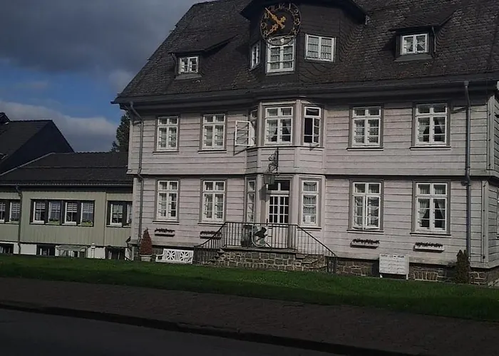 Hahnenklee - Harz, Balkon & Parkplatz 戈斯拉尔