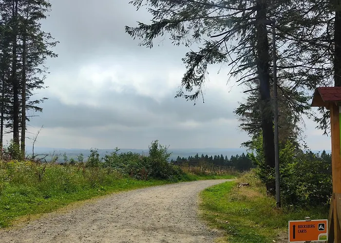 Hahnenklee - Harz, Balkon & Parkplatz 戈斯拉尔